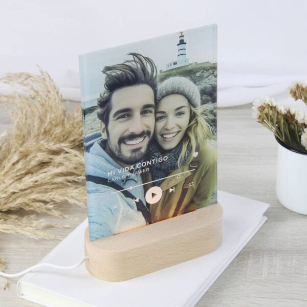 Marco de Madera con Led Personalizado - Imagen 4