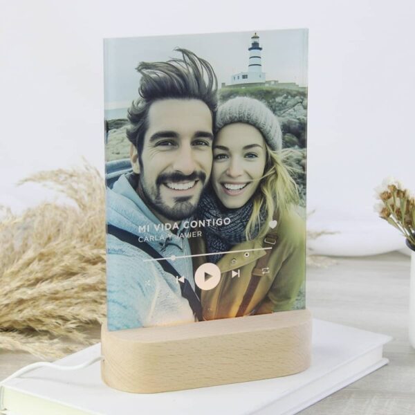 Marco de Madera con Led Personalizado - Imagen 5