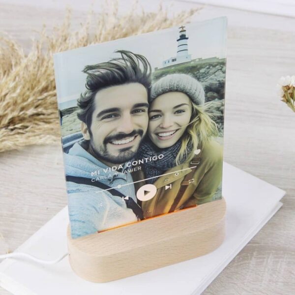 Marco de Madera con Led Personalizado - Imagen 6