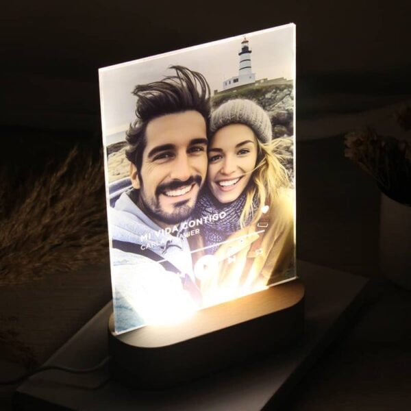 Marco de Madera con Led Personalizado - Imagen 8