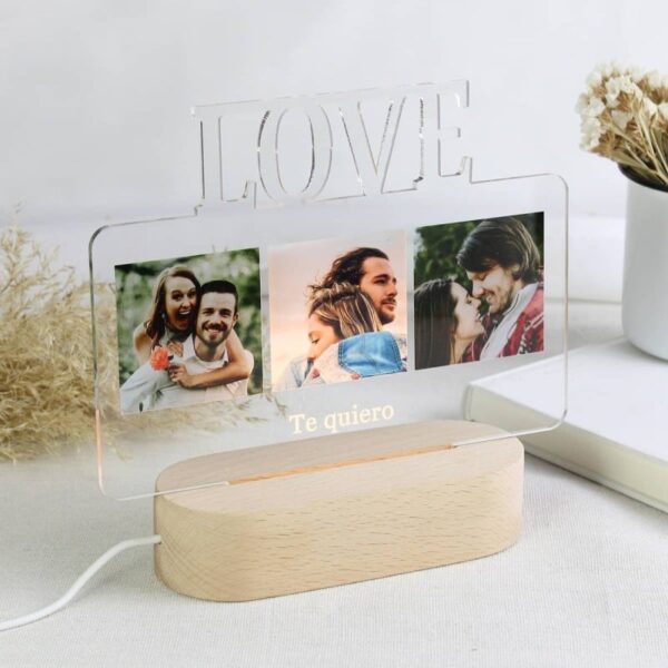 Lámpara Personalizada LOVE - Imagen 2