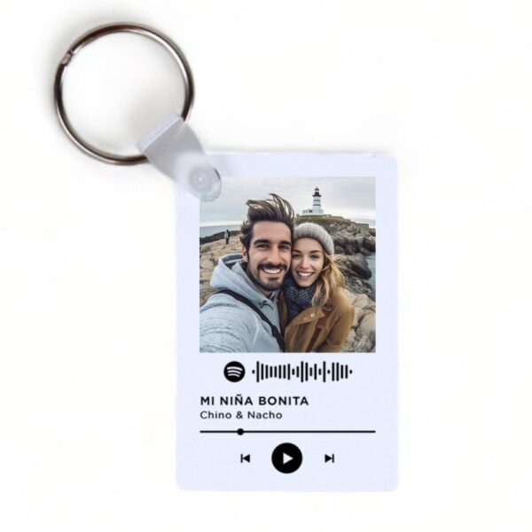 Llavero Personalizado Spotify con Foto y Canción - Imagen 2