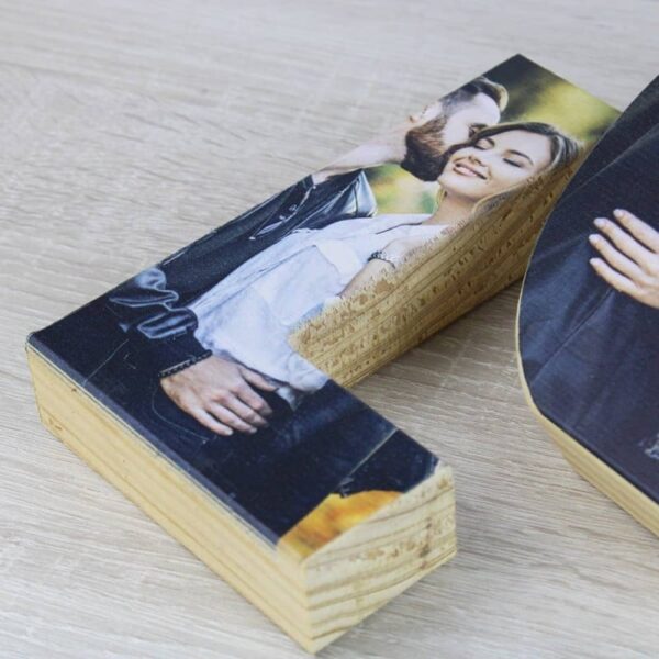 Madera LOVE Personalizada con fotos - Imagen 5