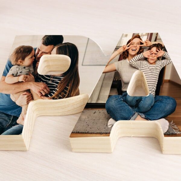 Madera Personalizada con fotos PAPÁ - Imagen 2