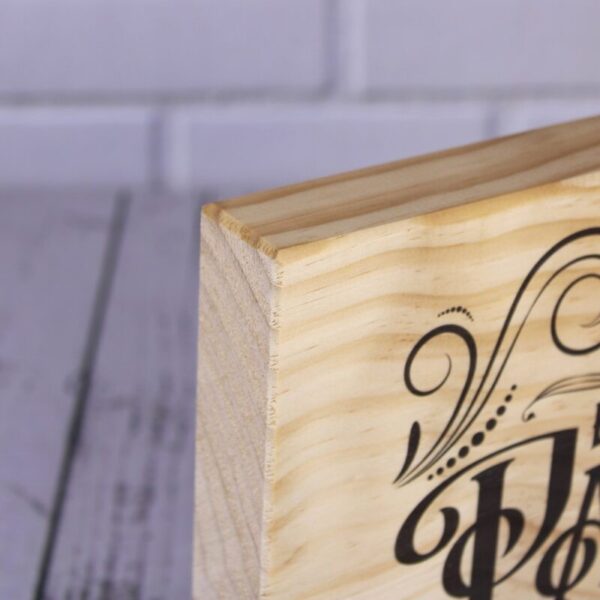 Madera Personalizada El Mejor Padre del Mundo - Imagen 5