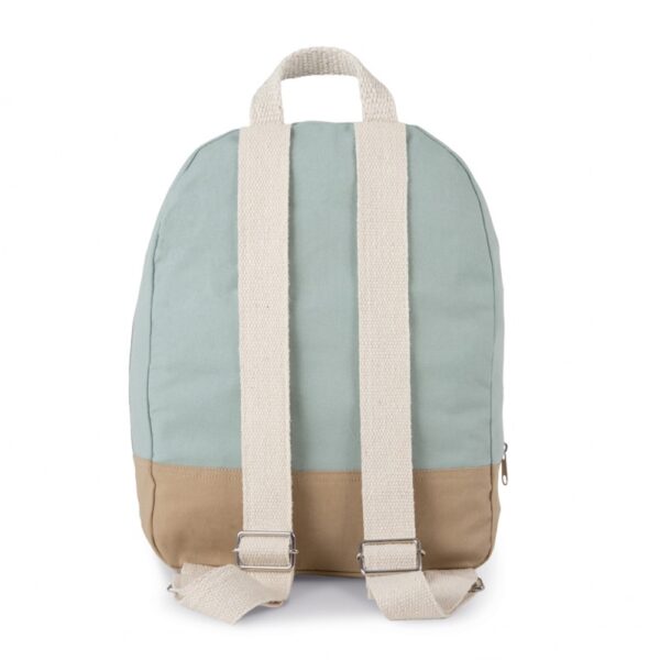 Mochila Personalizada Verde Agua y Marrón 100%... - Imagen 3