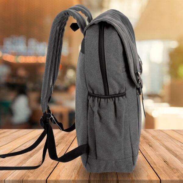 Mochila Personalizada Vintage Gris - Imagen 2
