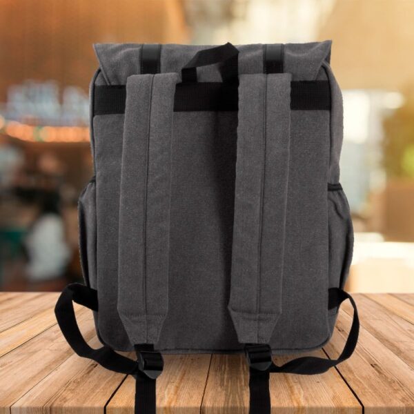 Mochila Personalizada Vintage Gris - Imagen 3
