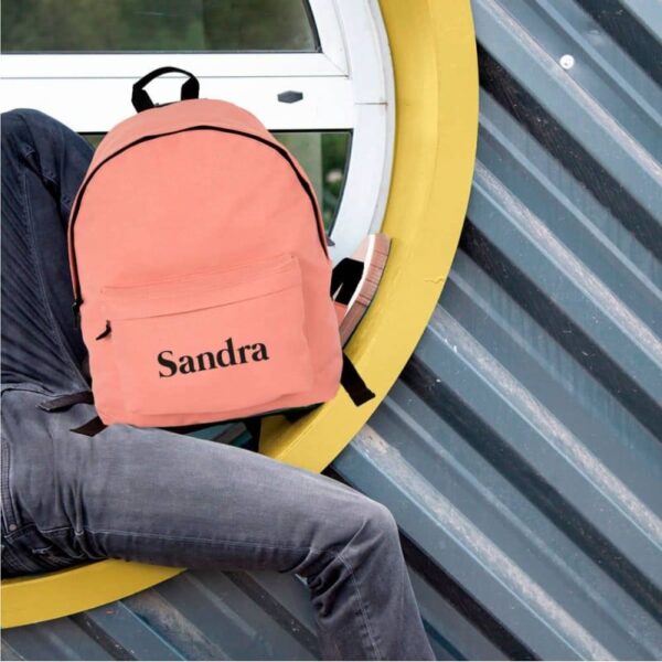 Mochila Rosa Personalizada - Imagen 2