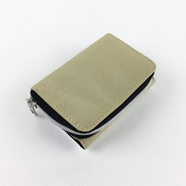 Monedero pequeño beige pesonalizado - Imagen 3