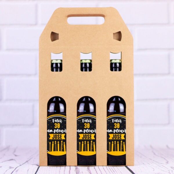 Pack Cervezas Personalizadas Feliz Cumpleaños - Imagen 3