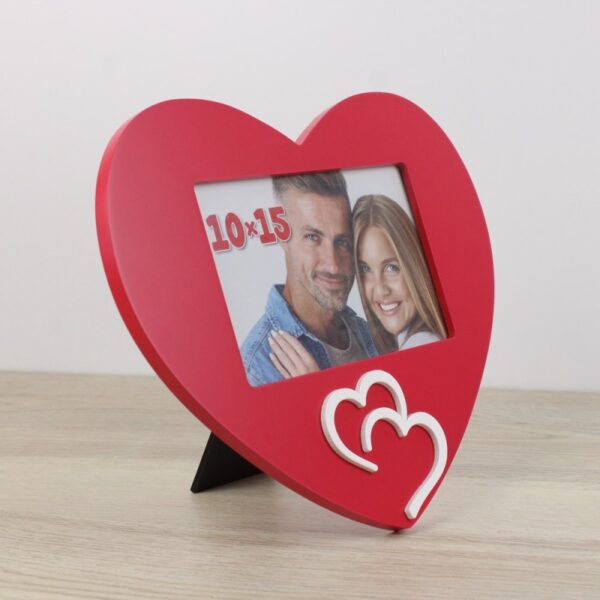 Portafotos personalizado con forma de corazón - Imagen 3