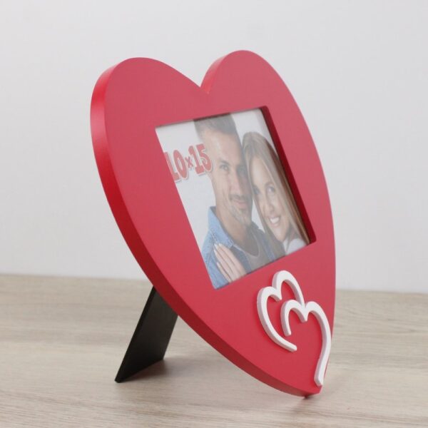 Portafotos personalizado con forma de corazón - Imagen 6