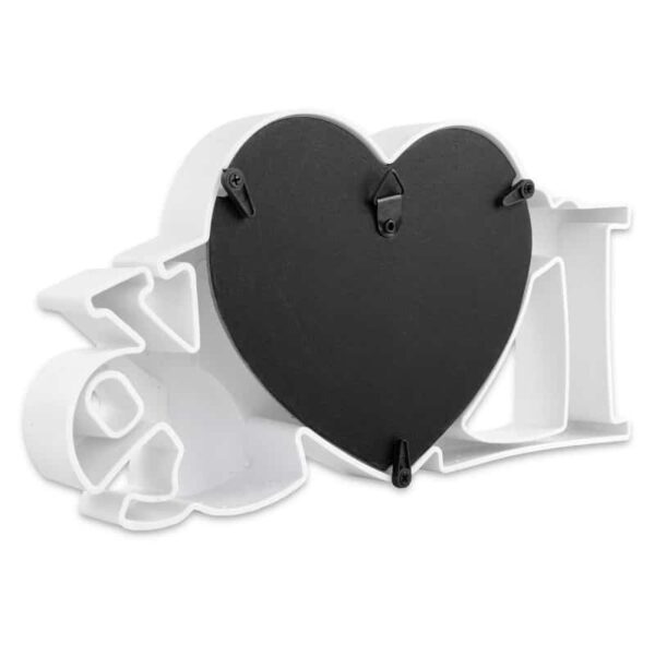 Portafotos personalizado LOVE (Blanco) - Imagen 5
