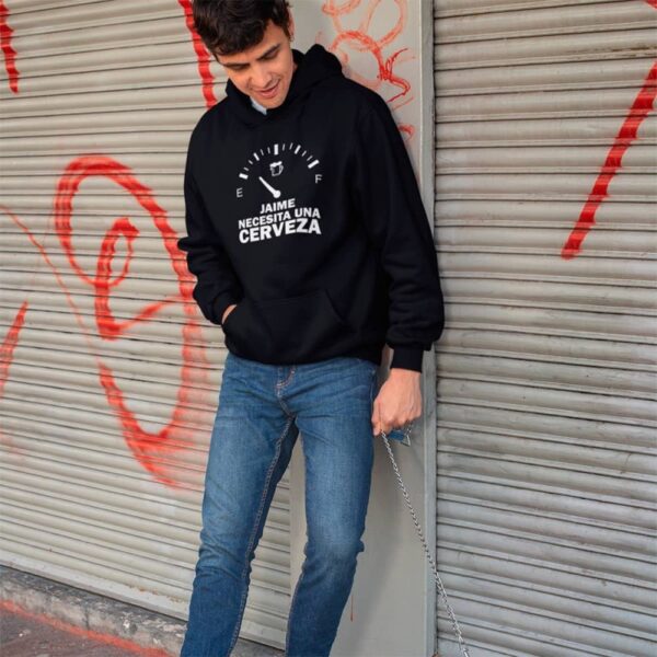 Sudadera Personalizada Necesito una Cerveza - Imagen 3