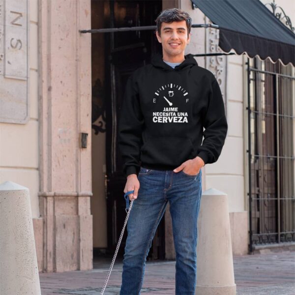 Sudadera Personalizada Necesito una Cerveza - Imagen 5
