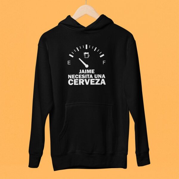 Sudadera Personalizada Necesito una Cerveza - Imagen 6