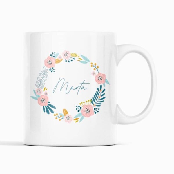 Taza con Nombre Floral - Imagen 3