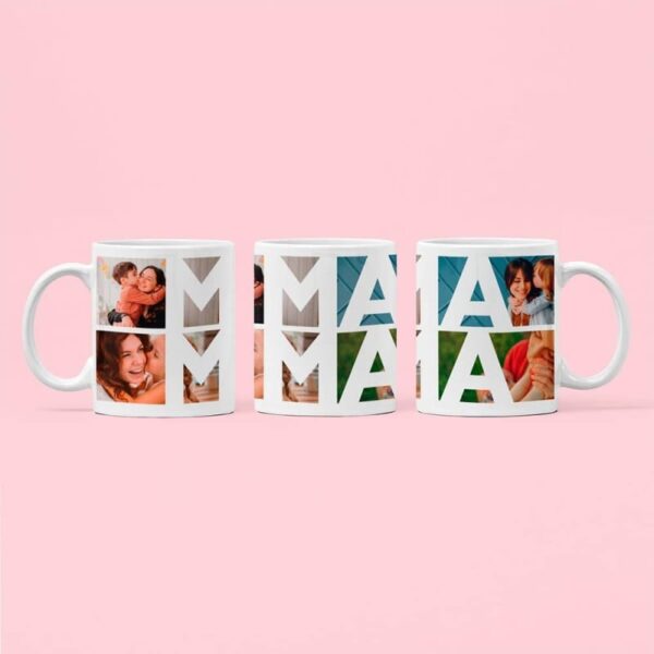 Taza Personalizada con Fotos MAMÁ - Imagen 2