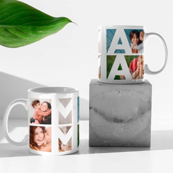 Taza Personalizada con Fotos MAMÁ - Imagen 3