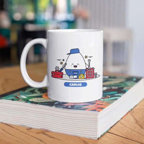 Taza Ser Mecánico Mola un Huevo - Imagen 3