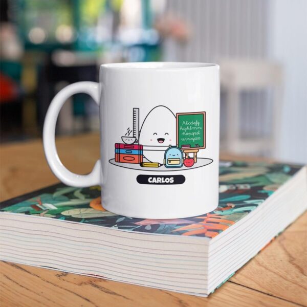 Taza Ser Profesor Mola un Huevo - Imagen 3