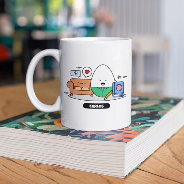 Taza Ser Psicólogo Mola un Huevo - Imagen 3